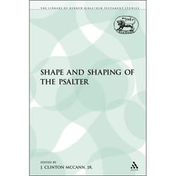 ISBN The Shape and Shaping of the Psalter livre Religion Anglais Livre broché 130 pages