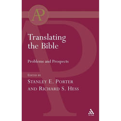 ISBN Translating the Bible