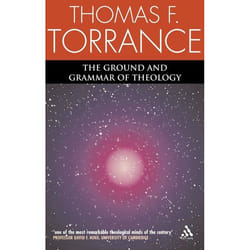 ISBN The Ground and Grammar of Theology