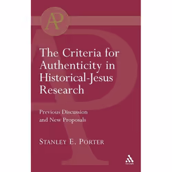 ISBN Criteria for Authenticity in Historical-Jesus Research, Anglais, Livre broché, 306 pages
