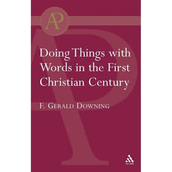 ISBN Doing Things with Words in the First Christian Century livre Anglais Livre broché 274 pages