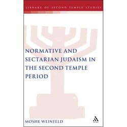 ISBN Normative and Sectarian Judaism in the Second Temple Period livre Anglais Couverture rigide 342 pages