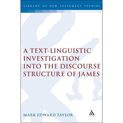 ISBN A Text-Linguistic Investigation into the Discourse Structure of James Couverture rigide