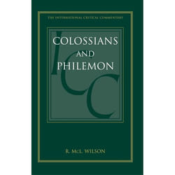 ISBN Colossians and Philemon (ICC) Couverture rigide