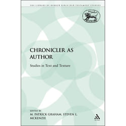 ISBN The Chronicler as Author (Studies in Text and Texture) livre Religion Anglais Livre broché 424 pages