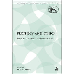ISBN Prophecy and Ethics (Isaiah and the Ethical Traditions of Israel) livre Anglais Livre broché 185 pages