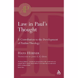 ISBN Law in Paul's Thought, Anglais, Livre broché, 200 pages
