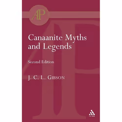 ISBN Canaanite Myths and Legends, Anglais, Livre broché, 208 pages