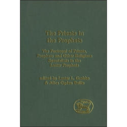 ISBN The Priests in the Prophets (The Portrayal of Priests, Prophets, and Other Religious Specialists in the Latter Prophets) livre Religion Anglais Couverture rigide 224 pages