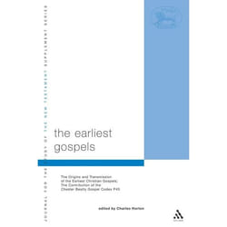 ISBN The Earliest Gospels (The Origins and Transmission of the Earliest Christian Gospels; The Contribution of the Chester Beat) livre Education Anglais Livre broché 202 pages