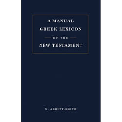 ISBN Manual Greek Lexicon of the New Testament
