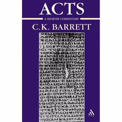 ISBN Acts of the Apostles (A Shorter Commentary), Anglais, Livre broché, 526 pages