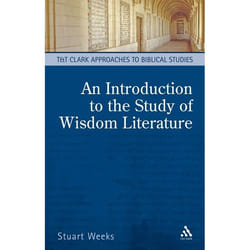 ISBN An Introduction to the Study of Wisdom Literature livre Religion Anglais
