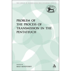 ISBN The Problem of the Process of Transmission in the Pentateuch livre Religion Anglais Livre broché 240 pages