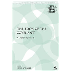 ISBN The 'The Book of the Covenant' (A Literary Approach) livre Religion Anglais