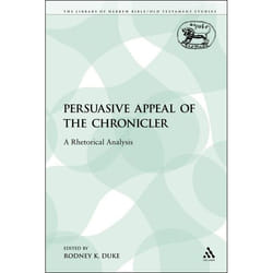 ISBN The Persuasive Appeal of the Chronicler (A Rhetorical Analysis) livre Religion Anglais Livre broché 192 pages