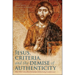 ISBN Jesus, Criteria, and the Demise of Authenticity