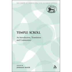 ISBN The Temple Scroll (An Introduction, Translation and Commentary) livre Religion Anglais