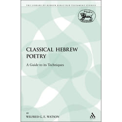 ISBN Classical Hebrew Poetry (A Guide to its Techniques) livre Religion Anglais