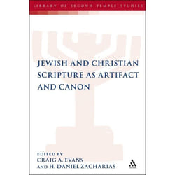 ISBN Jewish and Christian Scripture as Artifact and Canon livre Education Anglais Couverture rigide