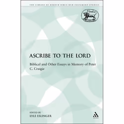 ISBN Ascribe to the Lord (Biblical and Other Essays in Memory of Peter C. Craigie), Religion, Anglais, Livre broché, 654 page ...