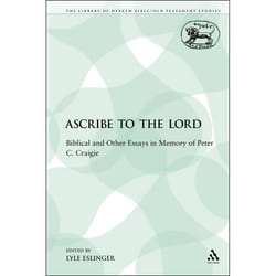 ISBN Ascribe to the Lord (Biblical and Other Essays in Memory of Peter C. Craigie) livre Religion Anglais Livre broché 654 pages