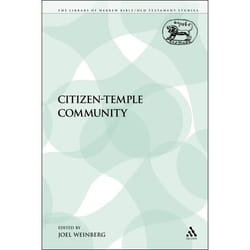 ISBN The Citizen-Temple Community livre Religion Anglais