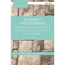 ISBN Solidarity and Difference (A Contemporary Reading of Paul's Ethics)