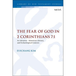 ISBN The Fear of God in 2 Corinthians 7:1 (Its Meaning, Function, and Eschatological Context) livre Anglais Couverture rigide 200 pages