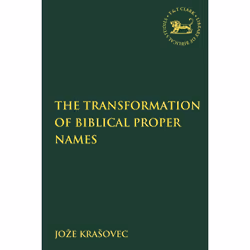 ISBN The Transformation of Biblical Proper Names, Anglais, Livre broché, 176 pages