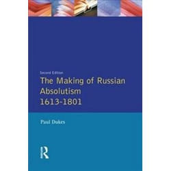 ISBN Making of Russian Absolutism 1613-1801 livre histoire Anglais
