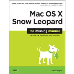 O'Reilly Mac OS X Snow Leopard: The Missing Manual livre & manuel de logiciels