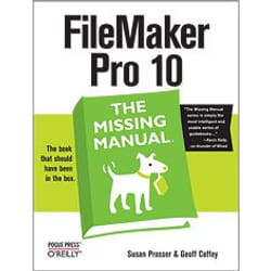 O'Reilly FileMaker Pro 10: The Missing Manual livre & manuel de logiciels