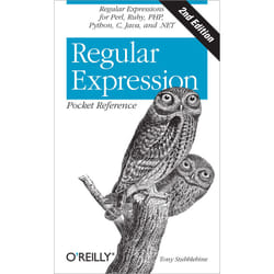 O'Reilly Regular Expression Pocket Reference, Second Edition livre & manuel de logiciels