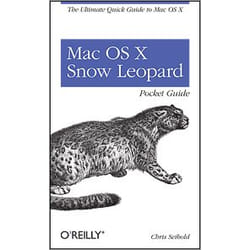 O'Reilly Mac OS X Snow Leopard Pocket Guide livre & manuel de logiciels