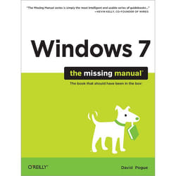 O'Reilly Windows 7: The Missing Manual livre & manuel de logiciels