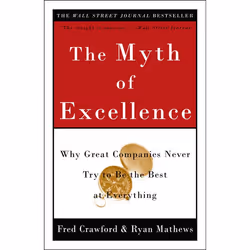 ISBN The Myth of Excellence, Livre broché, 272 pages