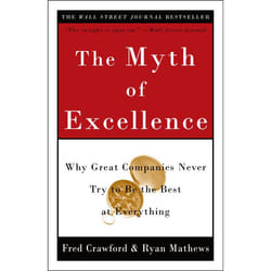 ISBN The Myth of Excellence livre
