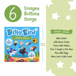 Ditty Bird 017 livre Animaux Anglais Couverture rigide