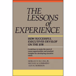 ISBN Lessons of Experience, Anglais, Couverture rigide, 210 pages