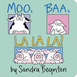 Simon & Schuster Moo, Baa, La La La! livre Animaux Anglais