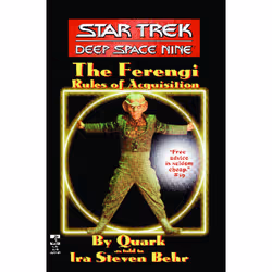 ISBN The Star Trek: Deep Space Nine: The Ferengi Rules of Acquisition, Anglais, Livre de poche, 96 pages