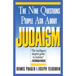 ISBN Nine Questions People Ask About Judaism Livre de poche