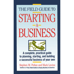 ISBN Field Guide to Starting a Business Livre de poche