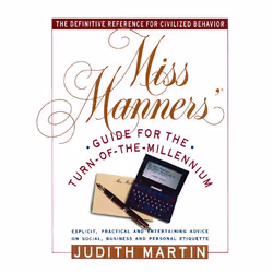 ISBN Miss Manners' Guide for the Turn-of-the-Millennium, Anglais, Livre de poche, 768 pages