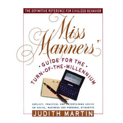 ISBN Miss Manners' Guide for the Turn-of-the-Millennium Livre de poche
