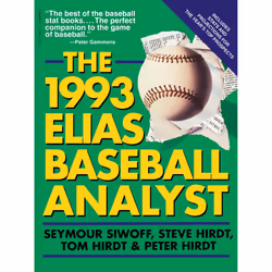 ISBN 1993 Elias Baseball Analyst, Anglais, Livre de poche, 352 pages