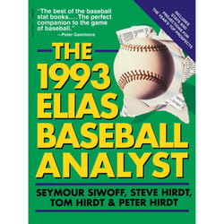 ISBN 1993 Elias Baseball Analyst Livre de poche