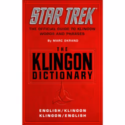 ISBN The Klingon Dictionary, Anglais, Livre de poche, 192 pages