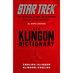 ISBN The Klingon Dictionary Livre de poche